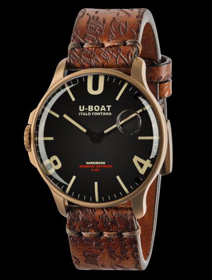 Review U-Boat Darkmoon Watch Replica 44 IP BRONZE 8467