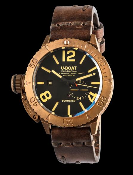 Review U Boat Dive Replica Watch SOMMERSO BRONZE 8486 Dive - Click Image to Close