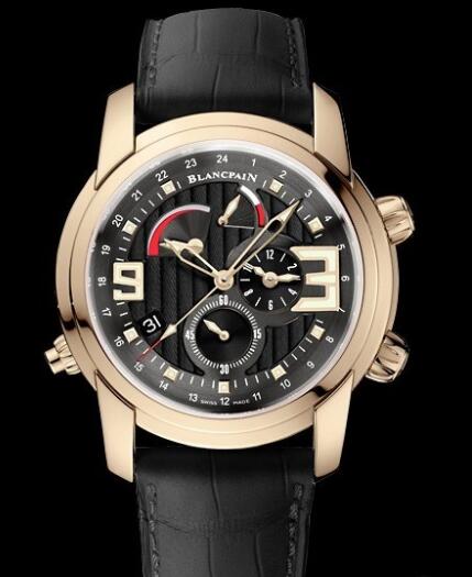 Review Replica Blancpain L-evolution Réveil GMT Watch 8841-3630-53B Red Gold - Alligator Bracelet