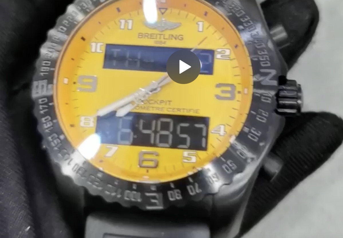 210usd for yellow Breitling watch - Click Image to Close