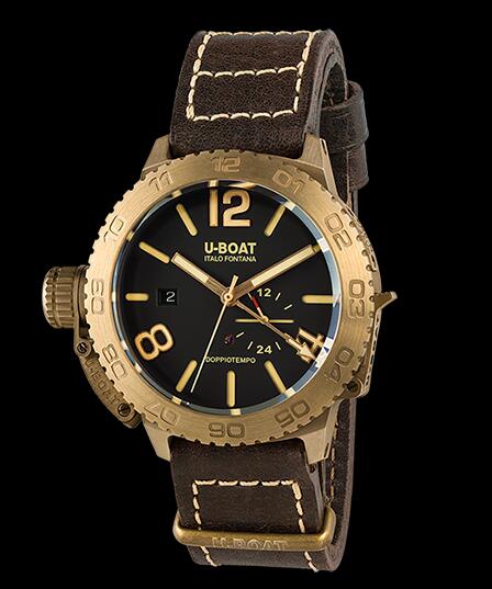 Review U Boat Replica Watch DOPPIOTEMPO 46 BRONZE BR 9008 - Click Image to Close