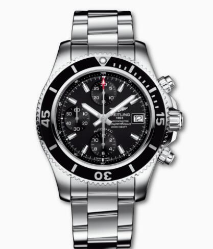 Review Breitling Superocean Chronograph 42 Stainless Steel Black A13311C91B1A1 Replica Watch