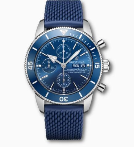 Review Breitling Superocean Heritage Chronograph 44 Stainless Steel Blue A13313161C1S1 Replica Watch