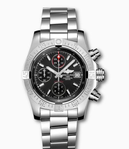 Review Replica Breitling Avenger II Stainless Steel Black A13381111B1A1 Watch