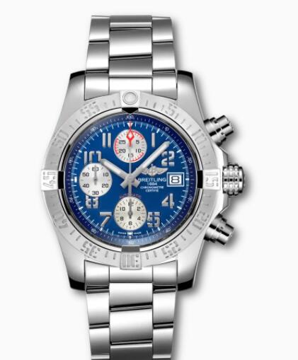 Review Breitling Avenger II Stainless Steel Blue A13381111C1A1 Replica Watch - Click Image to Close