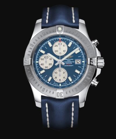 Review Replica Breitling Colt Chronograph Automatic Stainless Steel - Blue Watch A13388111C1X1