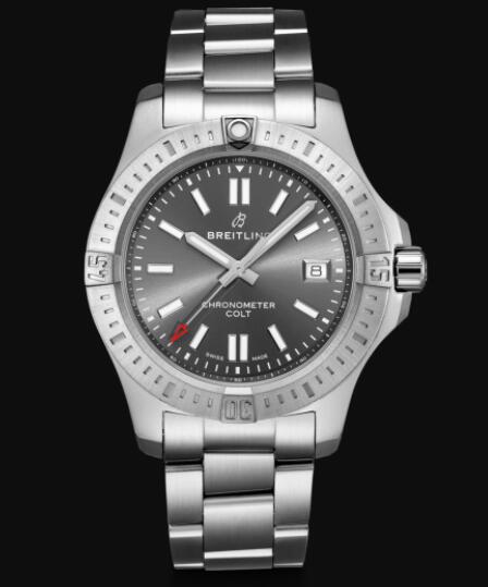 Review Breitling Colt 41 Automatic Stainless Steel Men Replica Watch A17313101F1A1 - Click Image to Close