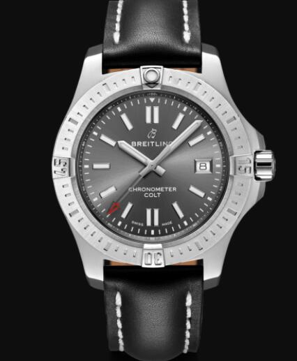 Review Replica Breitling Colt 41 Automatic Stainless Steel - Anthracite Watch A17313101F1X1 - Click Image to Close