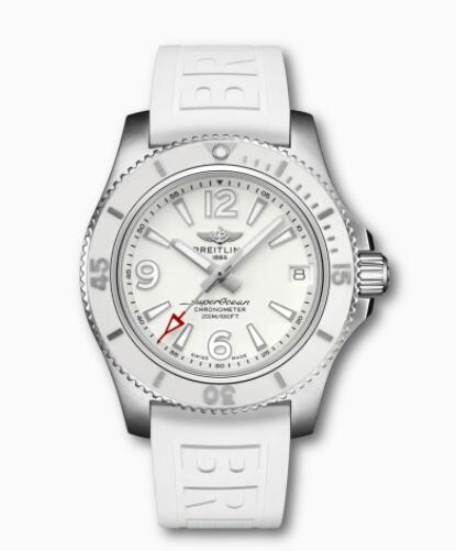 Review Breitling Superocean Automatic 36 Stainless Steel White A17316D21A1S1 Replica Watch - Click Image to Close