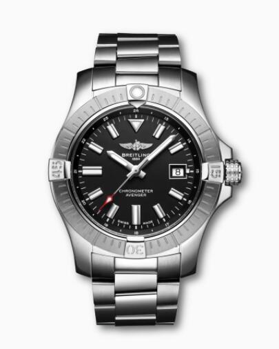 Review Replica Breitling Avenger Automatic 43 Stainless Steel Black A17318101B1A1 Watch