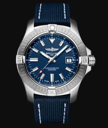 Review Replica Breitling Avenger Automatic 43 Stainless Steel - Blue Bold Watch A17318101C1X1