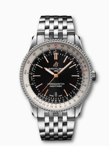 Review Breitling Navitimer Automatic 41 Stainless Steel Black A17326211B1A1 Replica Watch