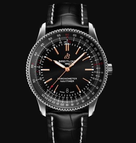 Review Breitling Navitimer Automatic 41 Stainless Steel - Black Replica Watch A17326241B1P1