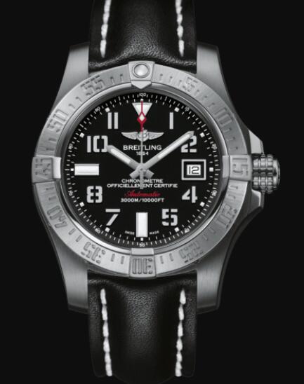 Review Breitling Avenger II Seawolf Stainless Steel - Black Replica Watch A1733110/BC31/435X/A20BASA.1