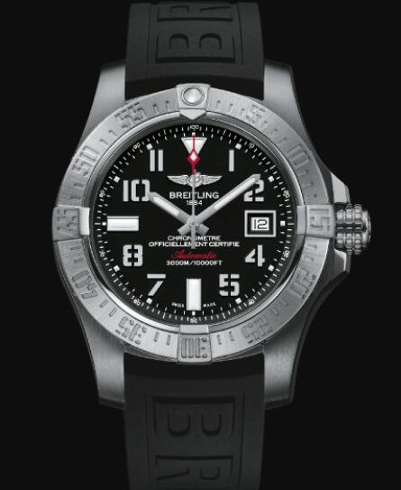 Review Breitling Avenger II Seawolf Stainless Steel - Black Replica Watch A17331101B1S1 - Click Image to Close