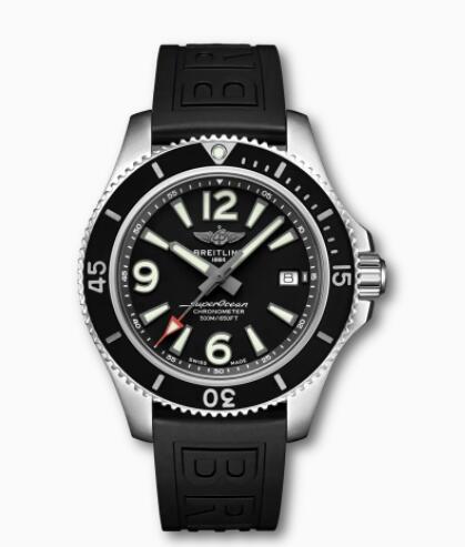 Review Breitling Superocean Automatic 42 Stainless Steel Black A17366021B1S1 Replica Watch - Click Image to Close