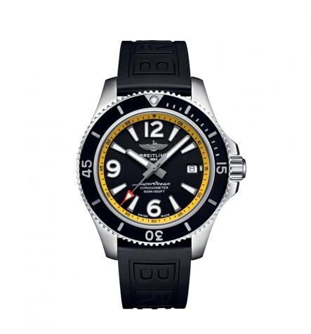 Review Replica Breitling Superocean 42 Stainless Steel Black eComm Watch A17366D71B1S1