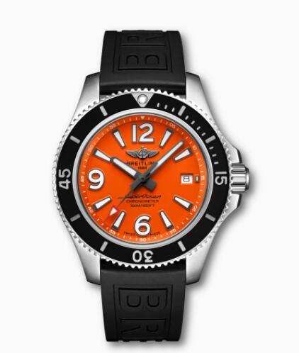 Review Breitling Superocean Automatic 42 Stainless Steel Orange A17366D71O1S1 Replica Watch