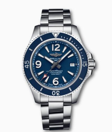Review Breitling Superocean Automatic 42 Stainless Steel Blue A17366D81C1A1 Replica Watch