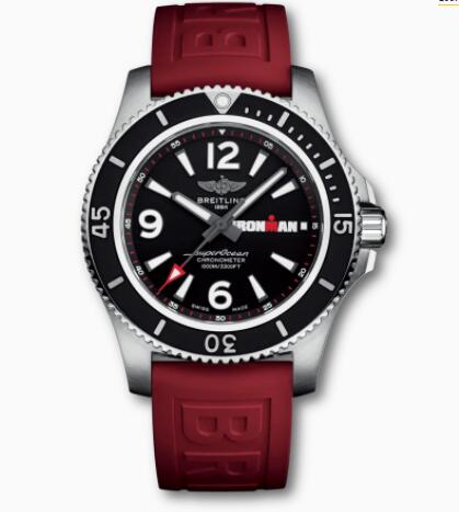 Review Breitling Superocean Automatic 44 Ironman Limited Edition Stainless Steel Black A17371A11B1S1 Replica Watch - Click Image to Close