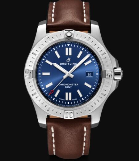 Review Replica Breitling Colt Automatic Stainless Steel - Blue Watch A17388101C1X2 - Click Image to Close