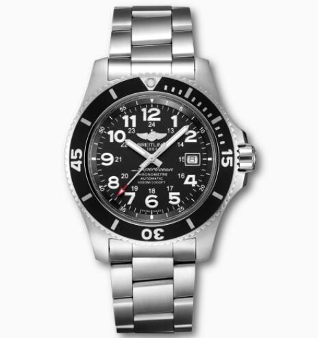 Review Breitling Superocean II 44 Stainless Steel Black A17392D71B1A1 Replica Watch