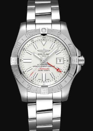 Review Replica Breitling Avenger II GMT Stainless Steel - Silver Watch A32390111G1A1