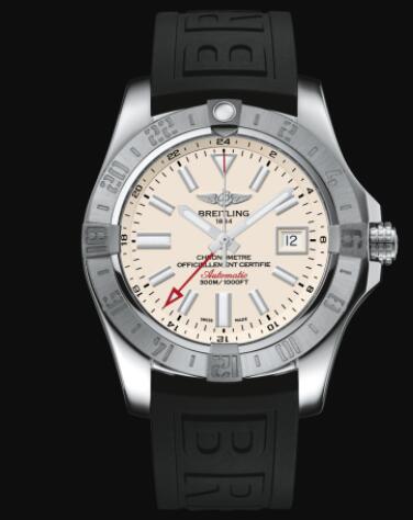 Review Replica Breitling Avenger II GMT Stainless Steel - Silver Watch A32390111G1S1