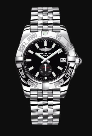 Review Replica Breitling Galactic 36 Automatic Stainless Steel - Black Watch A37330121B1A1