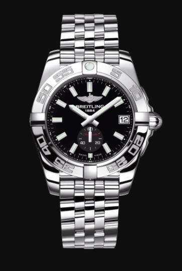 Review Replica Breitling Galactic 36 Automatic Stainless Steel - Black Watch A37330121B1A1 - Click Image to Close