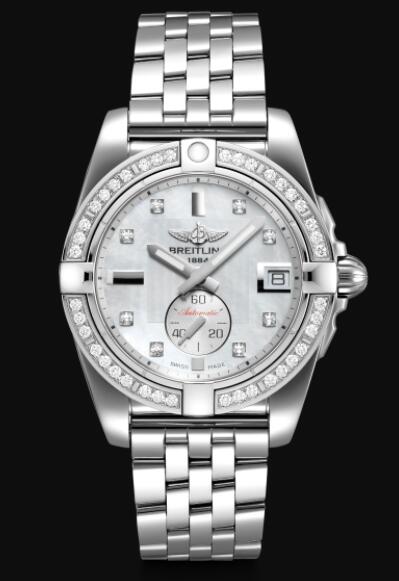 Review Replica Breitling Galactic 36 Automatic Stainless Steel - Mother-Of-Pearl watch A37330531A1A1