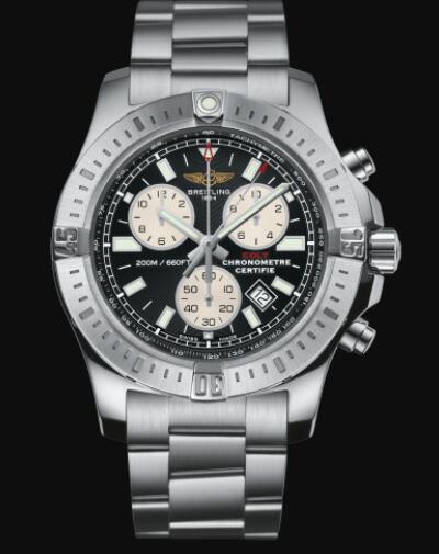 Review Replica Breitling Colt Chronograph Stainless Steel - Black Watch A73388111B1A1