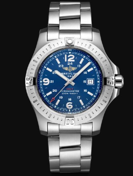 Review Breitling Colt 44 Quartz Stainless Steel - Silver Men Replica Watch A74388111C1A1