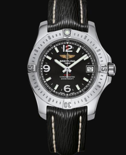 Review Breitling Colt 36 Stainless Steel - Black Lady Replica Watch A74389111B1X1