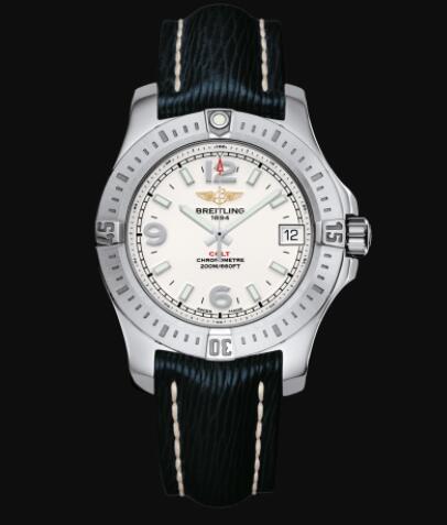 Review Breitling Colt 36 Stainless Steel - Silver Lady Replica Watch A74389111G1X1 - Click Image to Close