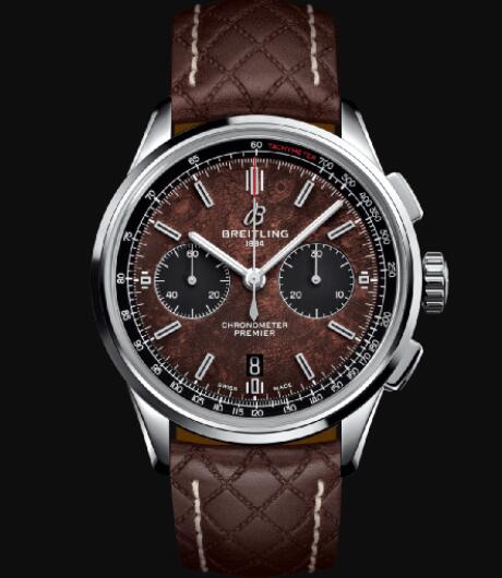 Review Breitling Premier B01 Chronograph 42 Bentley Centenary Limited Edition Stainless Steel - Brown Replica Watch AB01181A1Q1X1 - Click Image to Close