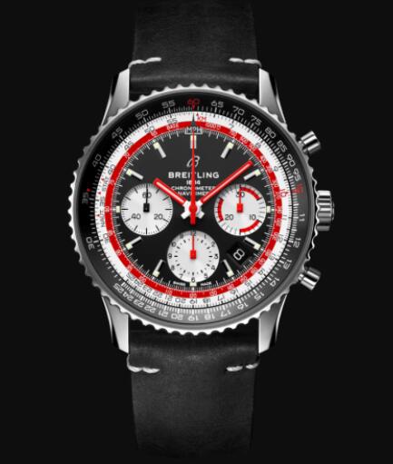 Review Breitling Navitimer B01 Chronograph 43 Swissair Stainless Steel Replica Watch AB01211B1B1X1