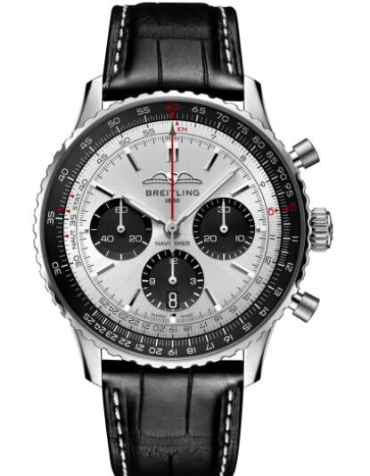 Review 2022 Breitling Navitimer B01 Chronograph 43 Replica Watch AB0138241G1P1