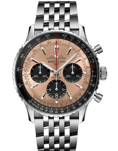 Review 2022 Breitling Navitimer B01 Chronograph 43 Replica Watch AB0138241K1A1