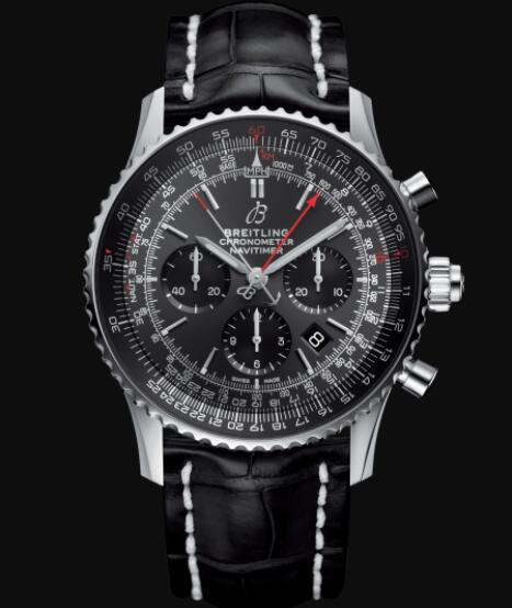 Review Breitling Navitimer B03 Chronograph Rattrapante 45 Stainless Steel Replica Watch AB03102A1F1P2