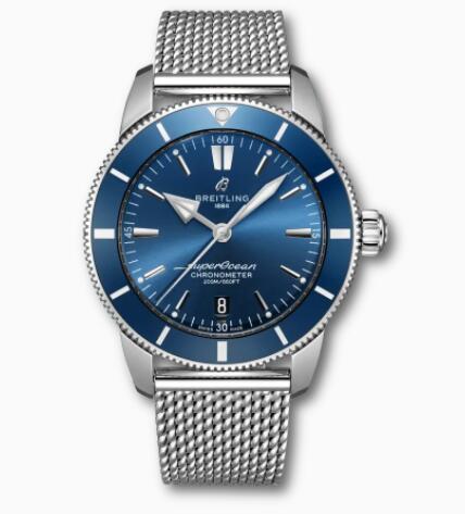 Review Breitling Superocean Heritage B20 Automatic 44 Stainless Steel Blue AB2030161C1A1 Replica Watch - Click Image to Close