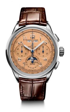 Review Breitling Premier Heritage B25 Datora 42 Stainless Steel Copper Replica Watch AB2510201K1P1