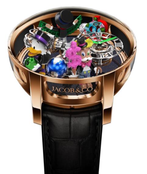 Review Replica Jacob & Co. Astronomia Alec Monopoly watch AT102.40.AG.UA.A