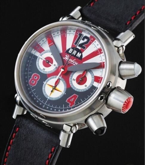Review Replica Watch B.R.M Bombers-45-G-JP B.R.M Watch Bombers BOMBERS-45-G-JP Brushed Stainless Steel - Leather Strap
