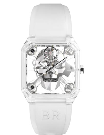 Review Bell and Ross BR 01 Replica Watch BR 01 CYBER SKULL SAPPHIRE BR01-CSK-SAPHIR