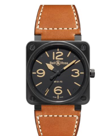 Review Bell and Ross BR 01 Replica Watch BR 01-92 HERITAGE BR0192-HERITAGE
