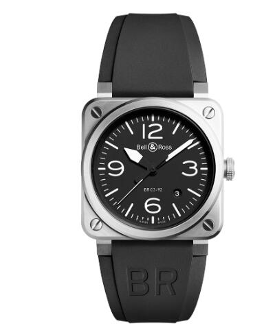 Review Bell and Ross BR 03 Replica Watch BR 03-92 BLACK STEEL BR0392-BLC-ST - Click Image to Close