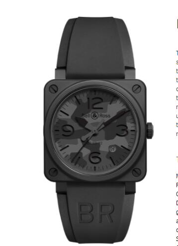 Review Bell and Ross BR 03 Replica Watch BR 03-92 BLACK CAMO BR0392-CAMO-CE/SRB - Click Image to Close