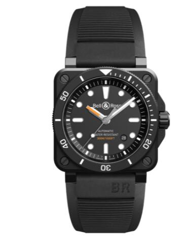 Review Bell and Ross BR 03-92 Diver Replica Watch BR 03-92 DIVER BLACK MATTE BR0392-D-BL-CE/SRB - Click Image to Close