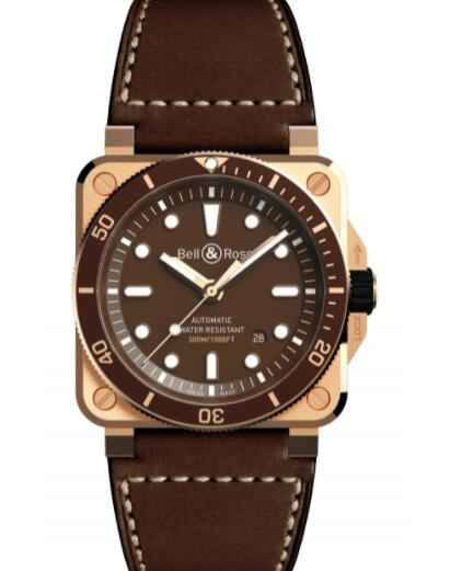 Review Bell and Ross BR 03-92 Diver Brown Bronze Replica Watch BR0392-D-BR-BR/SCA - Click Image to Close